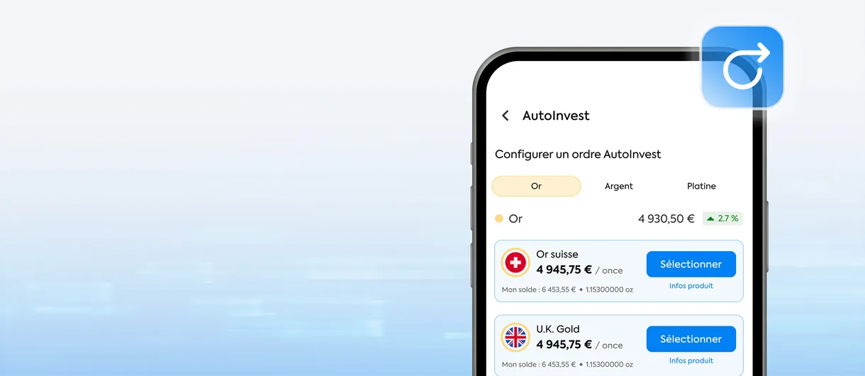 L'application mobile OneGold