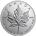 Médaillon de pièce Silver Maple Leaf