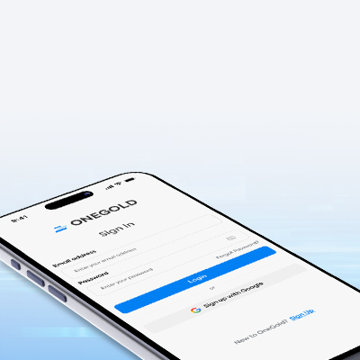 Inscription à un compte OneGold gratuit